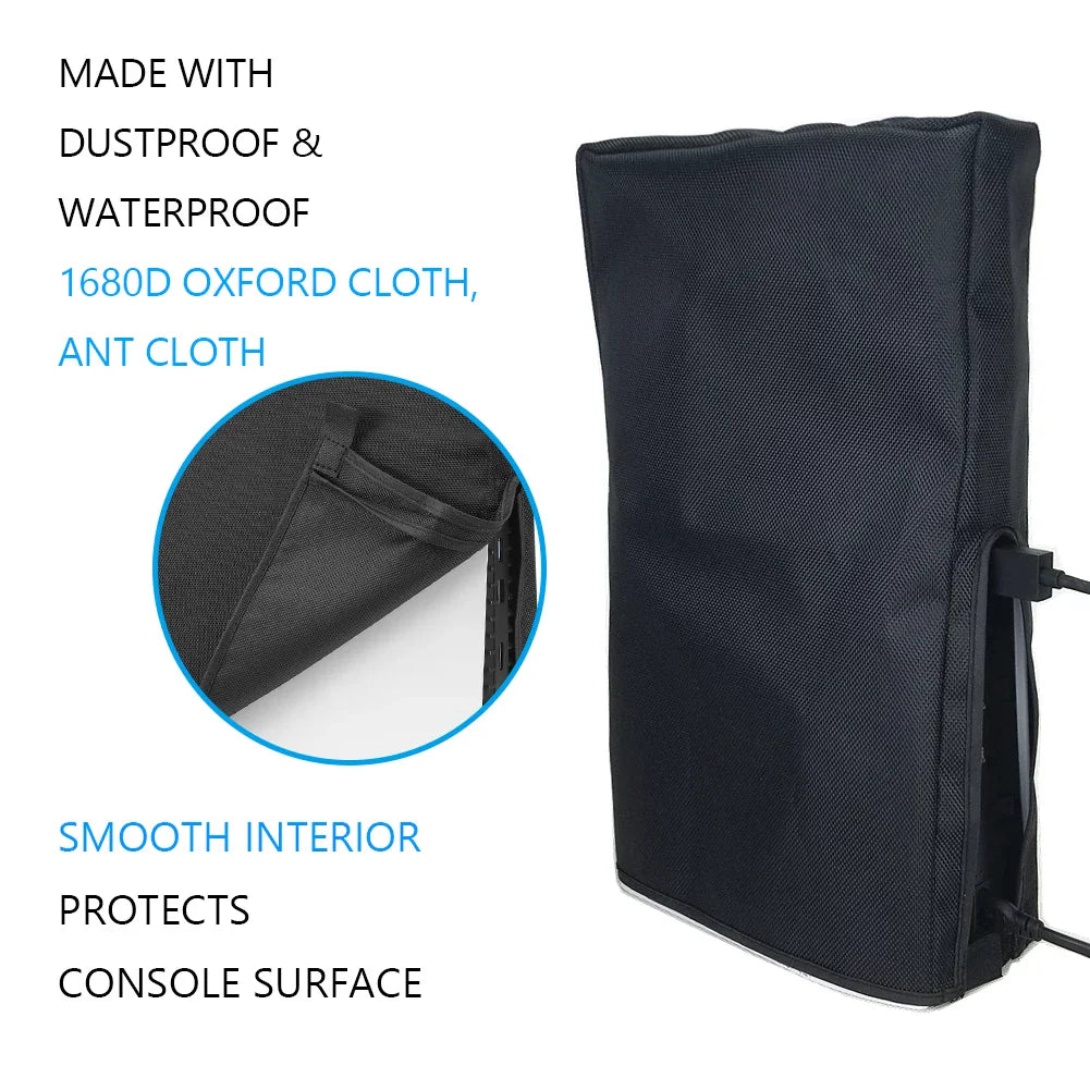 Dust Cover Case for PS5/PS5 Slim Console – Anti-Scratch, Dustproof, Waterproof Protective Shell, Washable Game Accessories