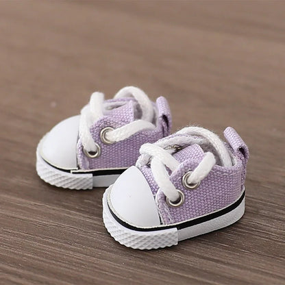 Labubu Doll Shoes for 15/17cm Cotton Dolls — Casual Sports Canvas & Martin Boots, Accessories for Labubu Outfits