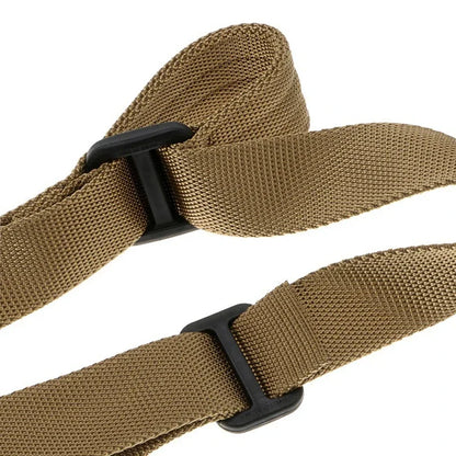 Adjustable MS4 Rifle Sling — QD Metal Swivel, 2-Point Tactical Nylon Strap for Airsoft, Hunting & Multi-Mission Weapon Use