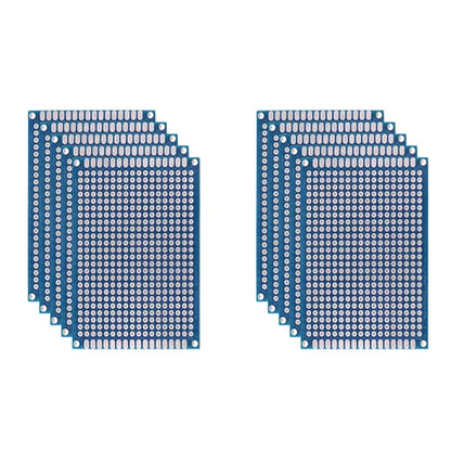 PCB Prototype Boards - Double Sided Blue Circuit Boards for DIY Soldering Projects 5-10PCS