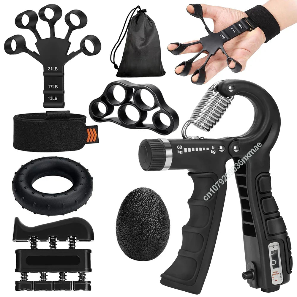 Adjustable 5–60Kg Heavy Hand Gripper – Fitness Hand Exerciser & Wrist Strengthener for Finger Training and Recovery
