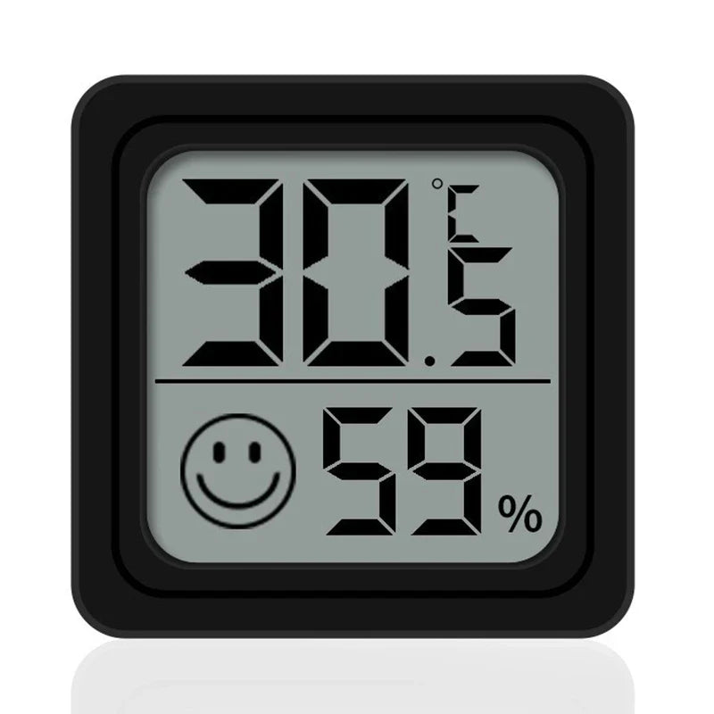 LCD Digital Thermometer Hygrometer - Indoor Temperature & Humidity Monitor Sensor Gauge for Home