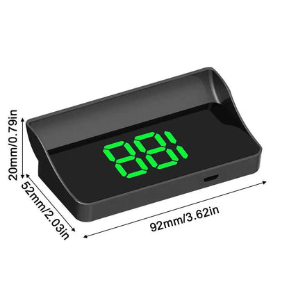 Car Head-Up HD Display GPS Speedometer – Digital HUD Windshield Projector for All Cars, Auto Electronics Accessory