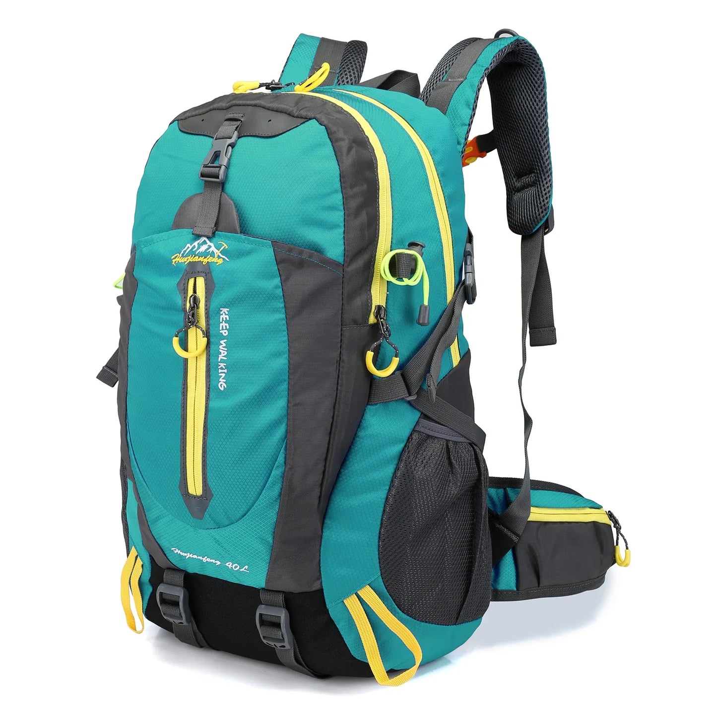 40L Waterproof Travel Backpack - Water Resistant Hiking Daypack With Laptop Compartment For Camping, Trekking & Outdoor Adventures
