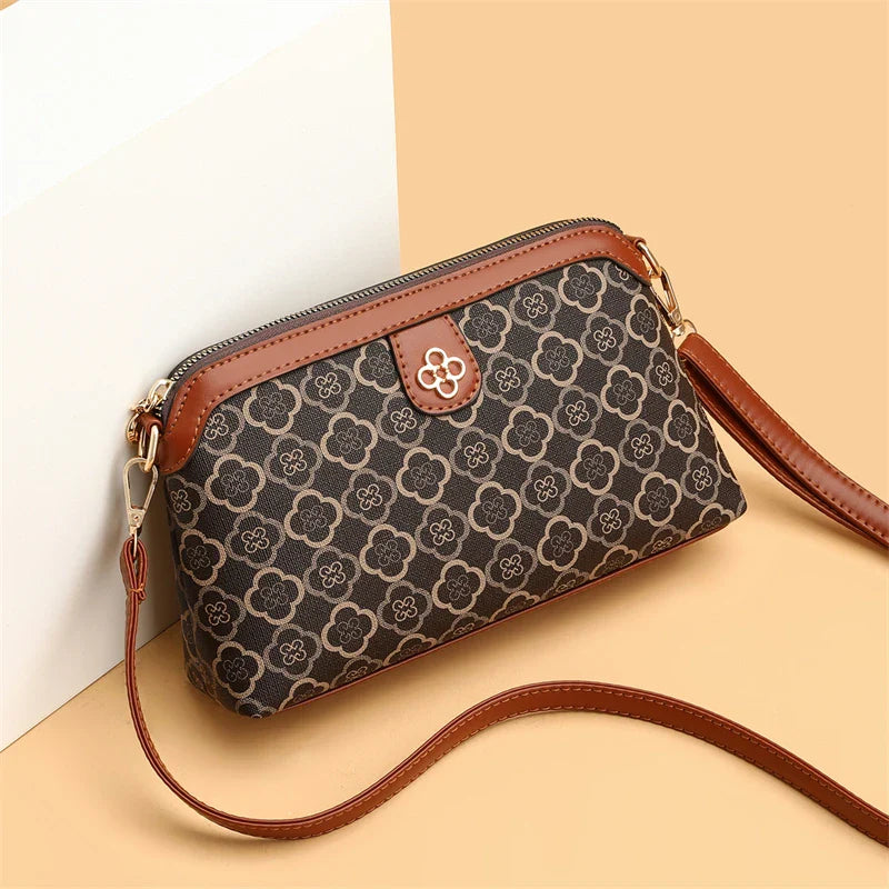 High-Quality PU Leather Women’s Shoulder Bag – Small Luxury Crossbody Messenger Handbag & Phone Satchel