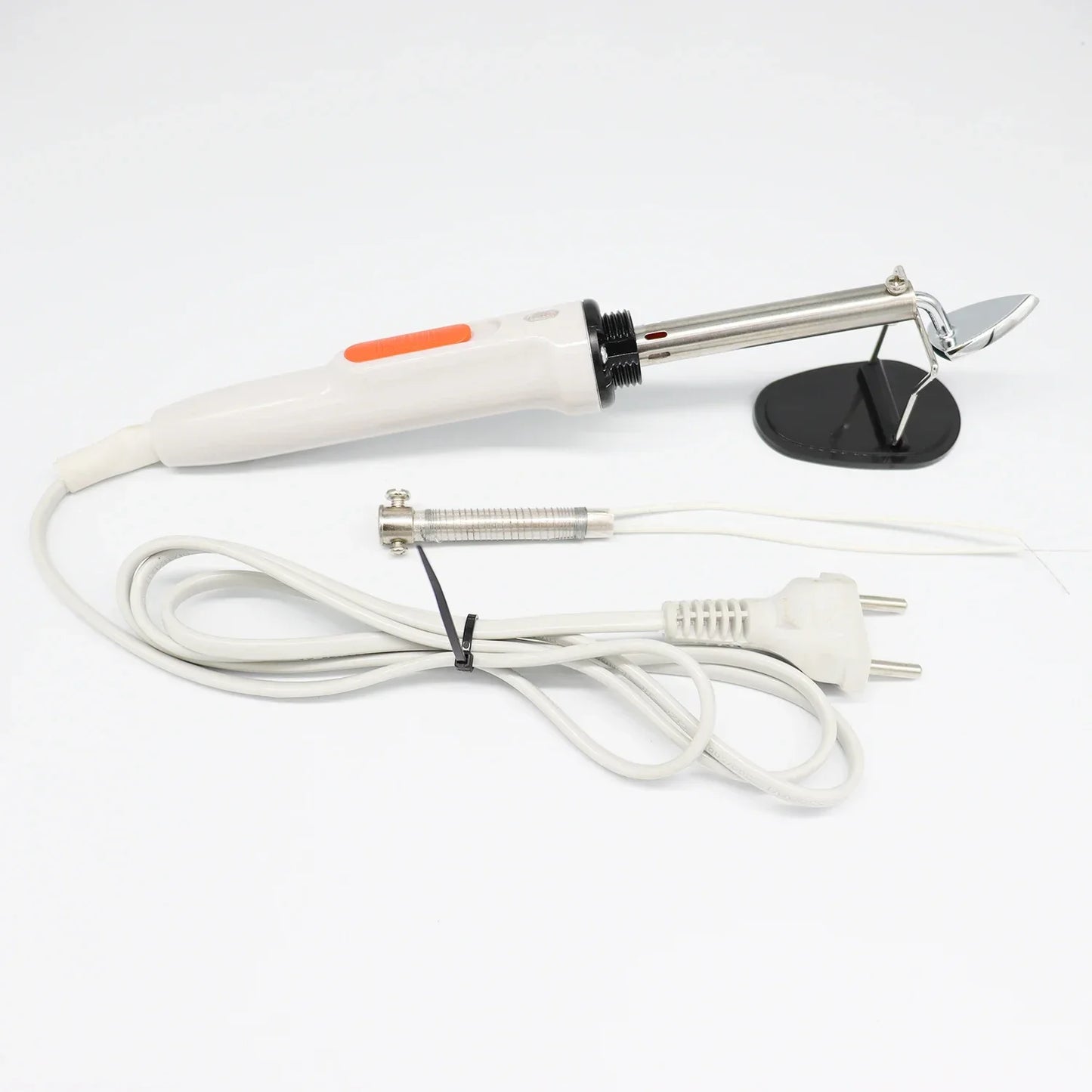 40W Mini Electric Soldering Iron — Adjustable 130/250°C Quick-Heating Tool for Household, Leather, Clothing & Wrinkle Removal