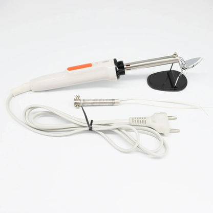 40W Mini Electric Soldering Iron — Adjustable 130/250°C Quick-Heating Tool for Household, Leather, Clothing & Wrinkle Removal