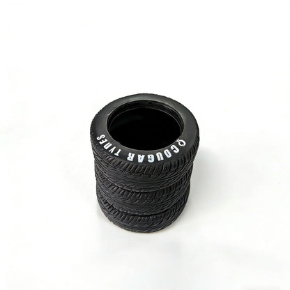 Tire Shaped Pen Holder - Creative Desktop Organizer for Pens, Office Supplies & Decorative Storage