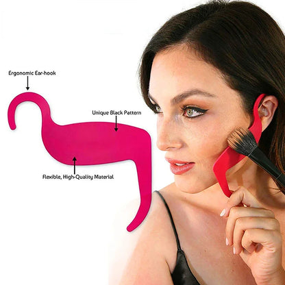 Eyeliner Cards & Contour Stencils - Face, Cheek, Nose Makeup Model & Eyebrow Shaper Tools for Beauty Accessories
