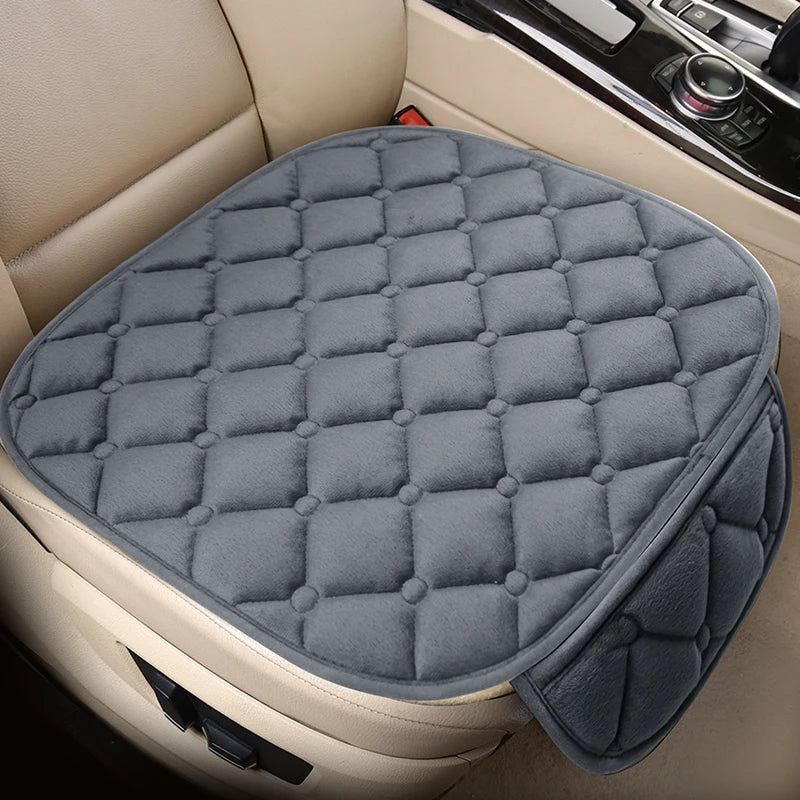 Universal Winter Warm Car Seat Cover Protector Set – 3-Piece Rear Seat Cushion Auto Interior Protection for Cars, SUVs & Vans