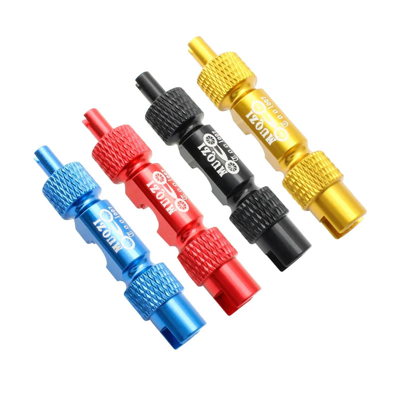 MUQZI MTB & Road Bike Valve Tool – Schrader & Presta Wrench for Tire Installation and Valve Core Removal