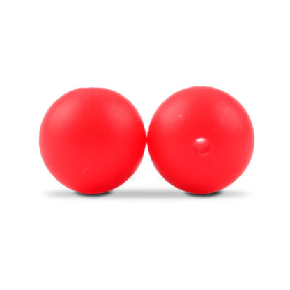 LOFCA Silicone Round Beads 20pcs - 9/12/15mm DIY Jewelry Making Beads for Bracelets, Keychains & Necklaces