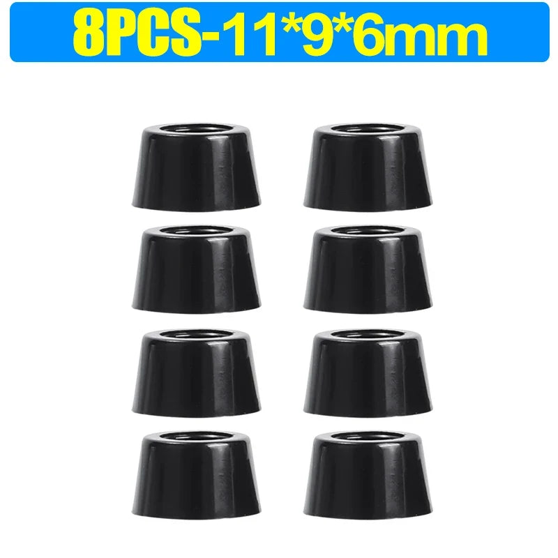 8/80pcs Rubber Furniture Pads - Non-Slip Floor Protectors & Chair Leg Bumper Gaskets for Tables and Cutting Boards