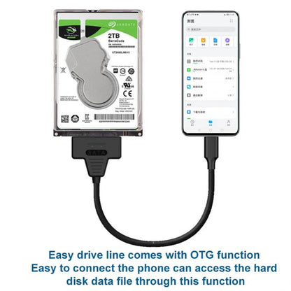 SATA to USB 3.0 Adapter Cable for 2.5 Inch HDD SSD - SATA III 22 Pin Hard Drive Connector with 6Gbps Data Transfer