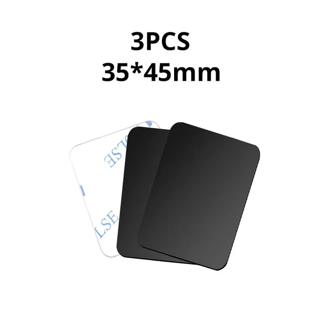 Universal Metal Plate Kit for Magnetic Car Mount – Adhesive Mobile Phone Holder Replacement for Xiaomi and All Smartphones