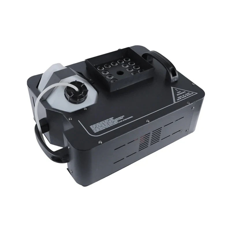 1500W RGB Smoke Machine Fogger - 24 LED Full Color Changing Stage Fog Effect Light for DJ Events, Parties & Performances
