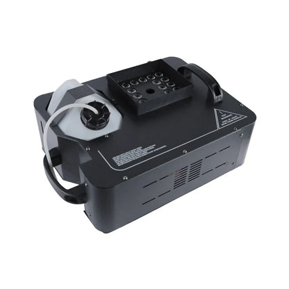 1500W RGB Smoke Machine Fogger - 24 LED Full Color Changing Stage Fog Effect Light for DJ Events, Parties & Performances