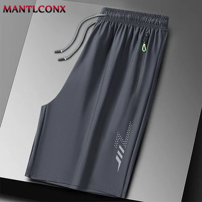 Men's Summer Sport Shorts – Cool Running, Gym & Fitness Training Shorts in Black and Gray