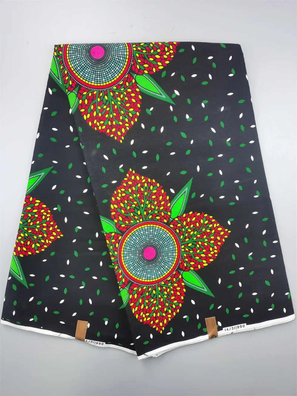 African Wax Fabric - Cotton Nigerian Ankara Batik Block Print Sewing Cloth
