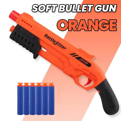 Soft Bullet Blaster Toy Gun - Durable Outdoor Foam Dart Launcher for Boys & Girls, Halloween & Christmas Gifts