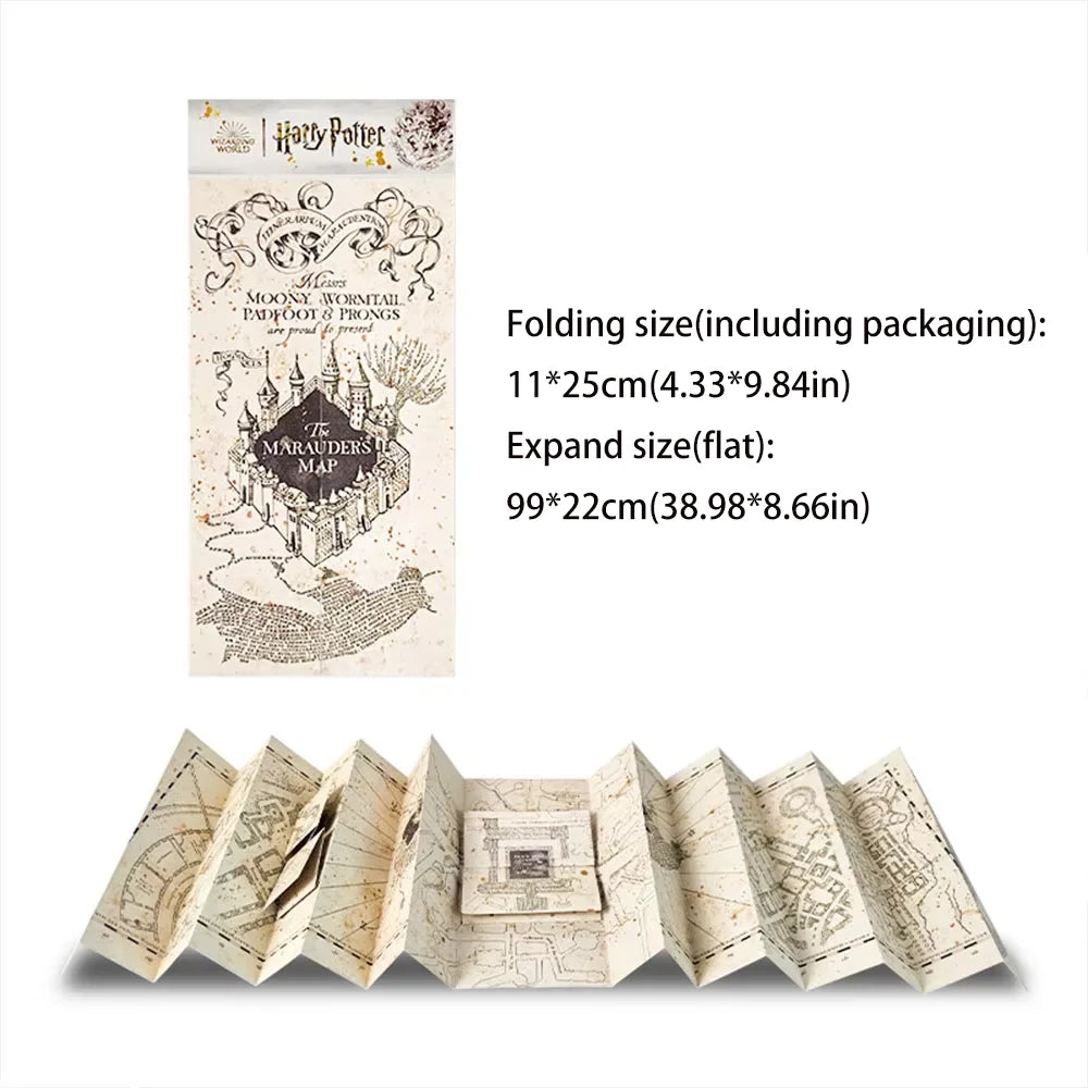 Hogwarts Magic Map - Expandable 3D Wizarding Treasure Hunt Gift