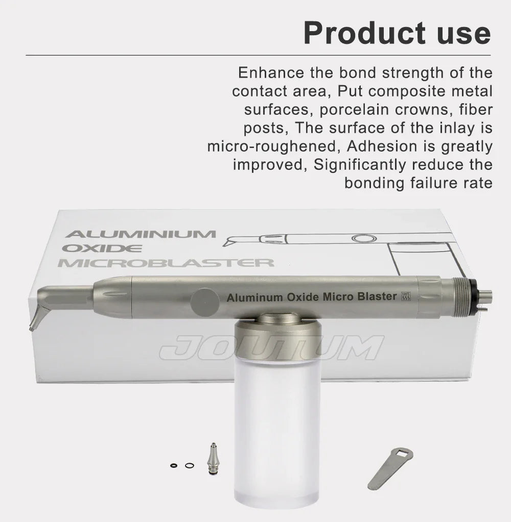 ATMDENT Dental Aluminum Oxide Micro Blaster – Air Abrasion Polisher Sandblasting Gun for Dentistry
