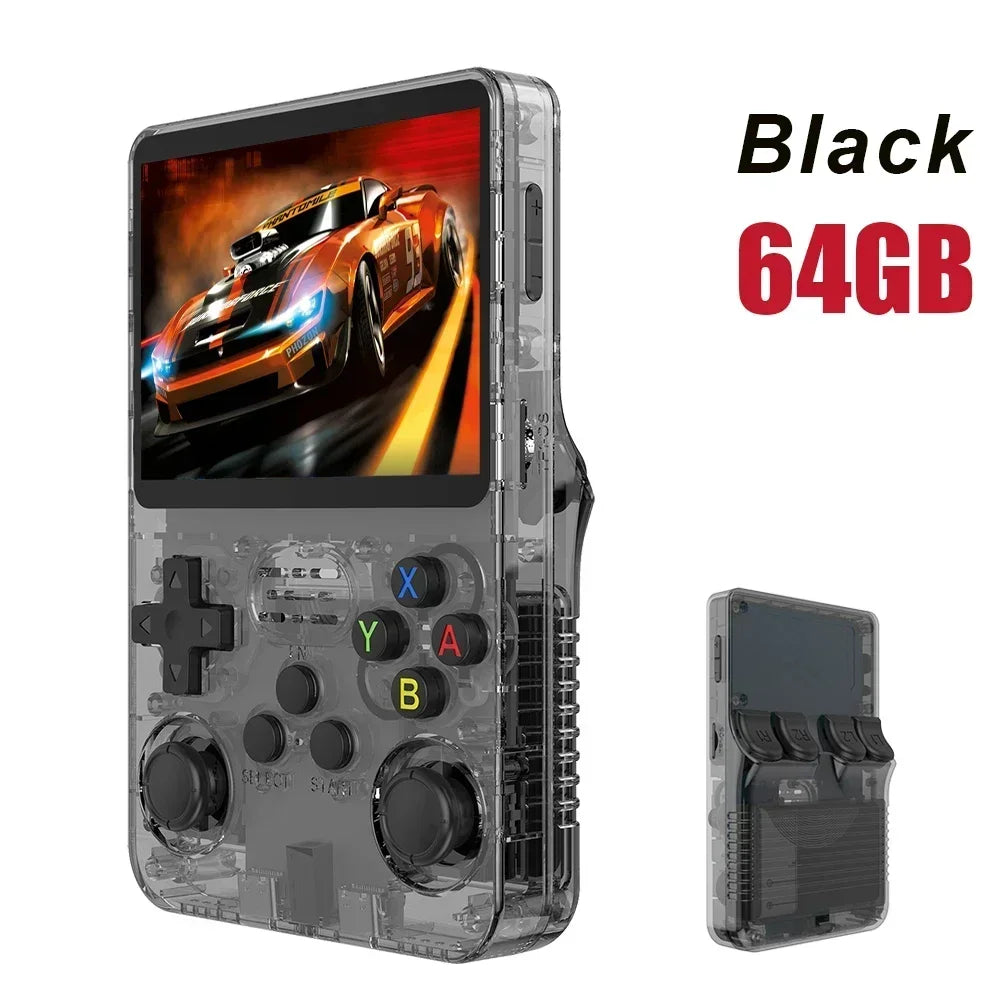 Max 256GB Retro Handheld Game Console – Linux System, 3.5 Inch IPS Screen, Portable Video Player with 64GB/128GB Games