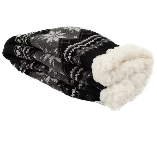 Men's Fluffy Winter Socks – Warm Thermal Non-Slip Fuzzy Socks, Soft Plush Thickened Indoor Socks, Cozy Gifts 2023