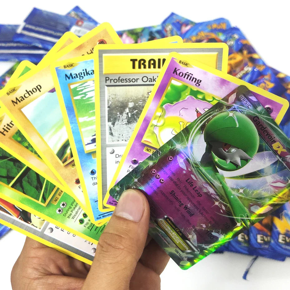 324-Piece Pokémon Cards Set – Sun & Moon XY Evolutions Booster Box, Collectible Trading Card Game Toy for Kids