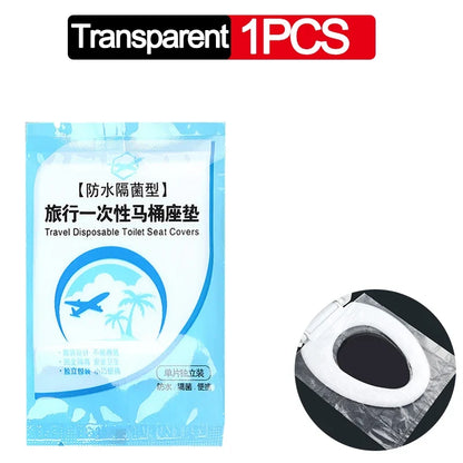 Disposable Toilet Seat Covers - Portable Waterproof Travel Toilet Seat Pads for Safe Bathroom Hygiene Accessories