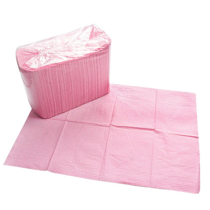 125PCS Disposable Tattoo & Nail Table Covers – Waterproof Cotton Plush Paper Pad for DIY Nail Art & Beauty Tools