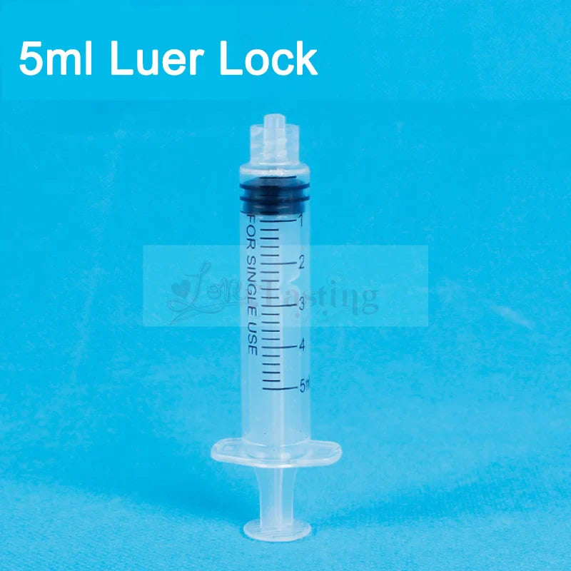 20PCS Plastic Luer Lock Syringes – 1ML/5ML/10ML Disposable Sampler Injectors for Perfume, Rinse & Measurement