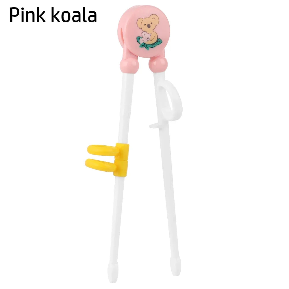 Cartoon Animal Training Chopsticks - Reusable Kids Learning Chopsticks for Baby Self-Feeding