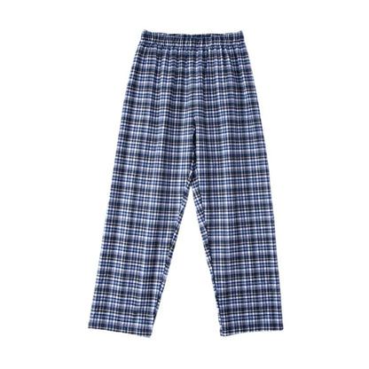 Men’s Plaid Pajama Pants - Soft Breathable Casual Lounge Trousers for Sleepwear & Nightwear