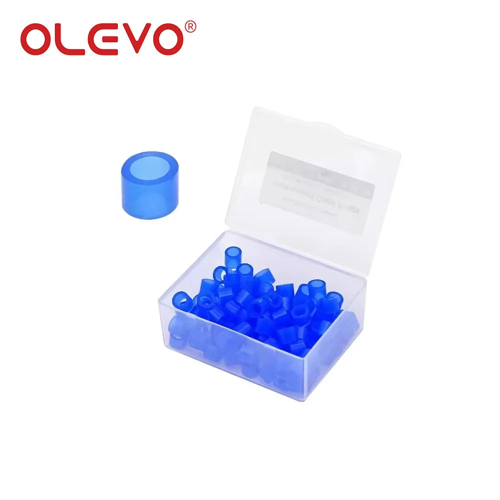 100pcs Dental Silicone Color Code Rings - Autoclavable Instrument Marking Bands for Dentist Surgical Tools Identification