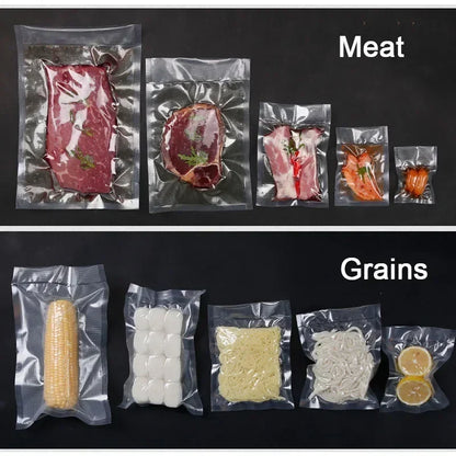 Kitchen Food Vacuum Sealer Bags - Fresh Food Storage & Long-Lasting Preservation