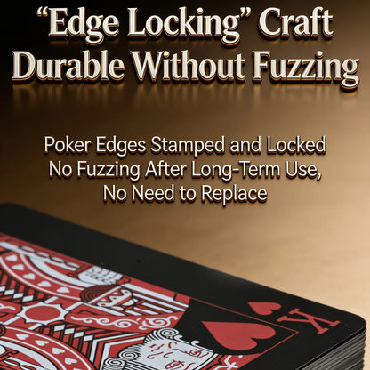 Waterproof PVC Playing Cards Deck - Classic Poker Game Cards for Kids & Adults with Premium Design
