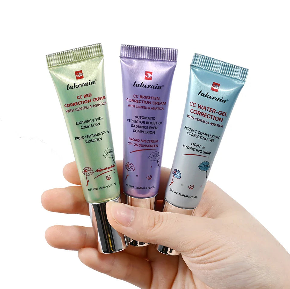 CC Cream Centella High Coverage Foundation — Color-Changing Liquid Base Makeup for Face, Korean Style