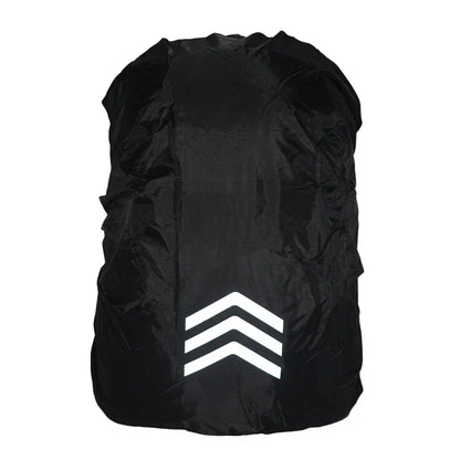 Outdoor Reflective Backpack Rain Cover – Waterproof Safety Cover for Cycling, Hiking & Climbing, Fits 18-45L Bags