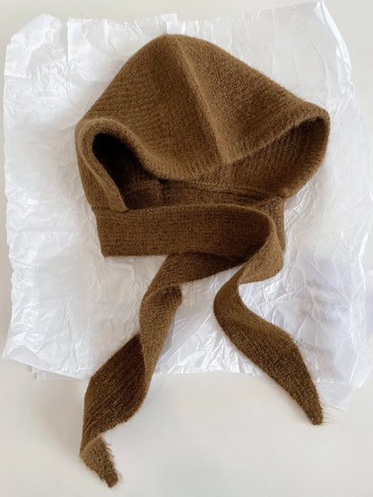 Knitted Beanie Cap for Men & Women – Winter Warm Unisex Hooded Hat with Neck Collar Scarf, Ski Balaclava