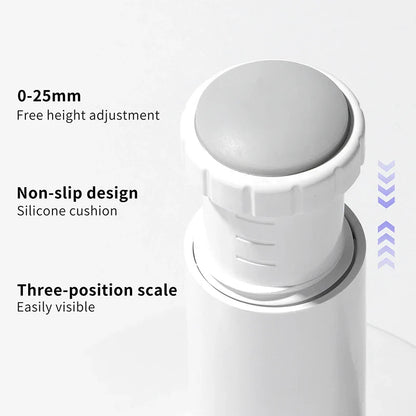 U-Shaped Nail Arm Rest Stand - Adjustable Manicure Pillow with Microfiber PU Leather Cushion for Hand Rest