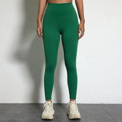 Women's High Waist Yoga Leggings - 25" Soft Compression Fitness Pants Plus Size Gym Training Sportswear
