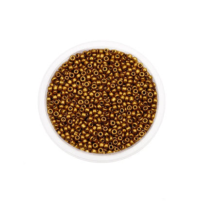 Czech Glass Seed Beads 3/4mm 300/600Pcs - Small Round Loose Charm Beads for DIY Jewelry Making, Earrings, Bracelets & Crafts