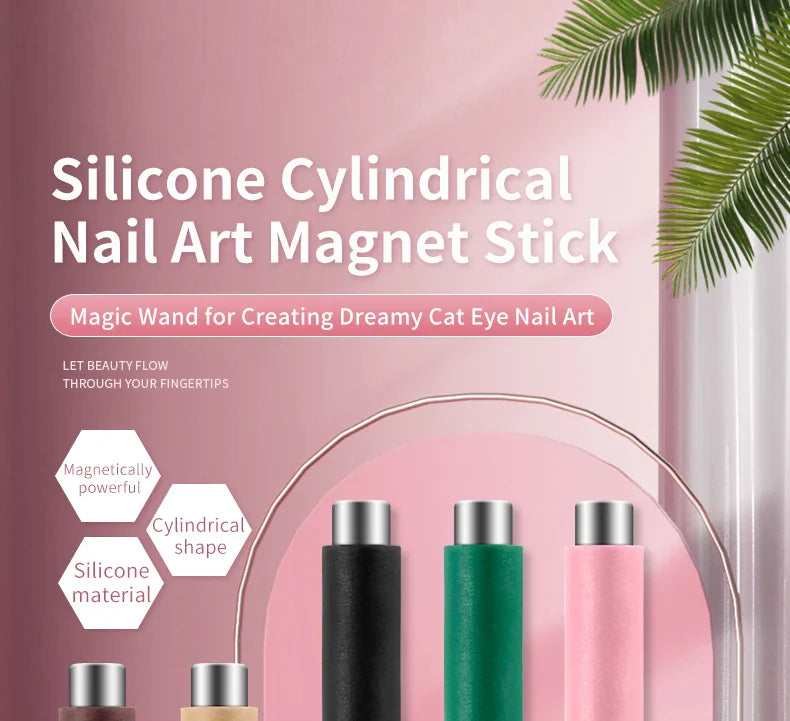 Cat Eye Nail Magnet Stick Set – Multi-Function Magnetic Tools for Cat Eye Gel Polish Nail Art