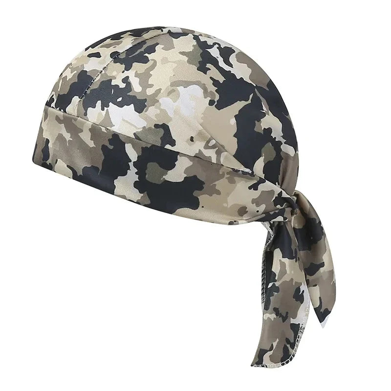 Camouflage Headband Bandana - Breathable Sun Protection Headscarf for Cycling, Sports & Outdoor Wear