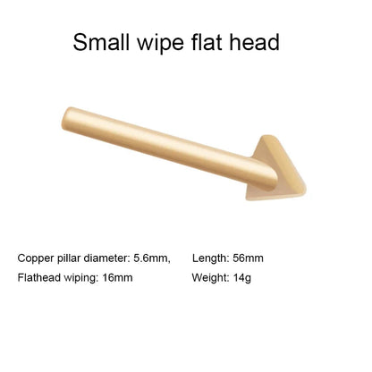 Plastic Repair Soldering Iron Tip - Copper Triangular Smoothing Head for 60W Welding Kit