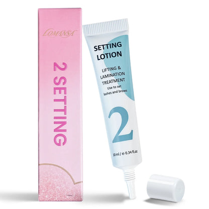 Lomansa Lash Lift Kit - Eyelash Perm & Eyebrow Lamination Set with Step 1#2#3#4 Lifting Lotion Tools