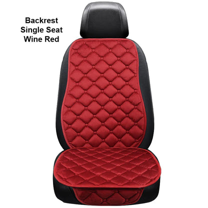 Universal Winter Warm Car Seat Cover Protector Set – 3-Piece Rear Seat Cushion & Back Cushion Auto Seat Protection for Cars, SUVs & Vans