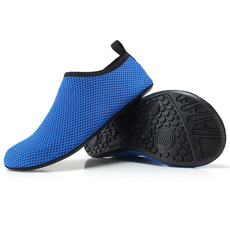 Couple Aqua Water Shoes - Lightweight Quick-Dry Anti-Slip Beach Sneakers for Men & Women