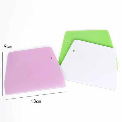 Multipurpose Dough Cutter & Bowl Scraper – Fondant, Bread, Cake Cream & Pastry Baking Tool